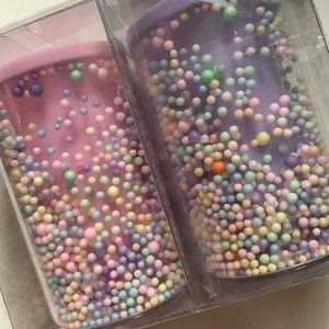 Pencil Makeup Brush Cup Pen Holder Kids School Drawing Gift Organizer Confetti